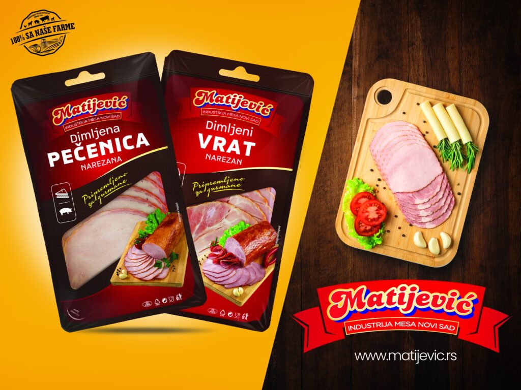 4x3 metre billboard for smoked meat products, prepared for print