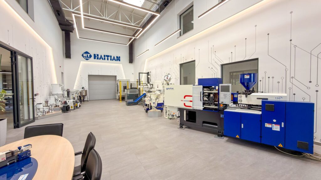 Machines in a production plant
