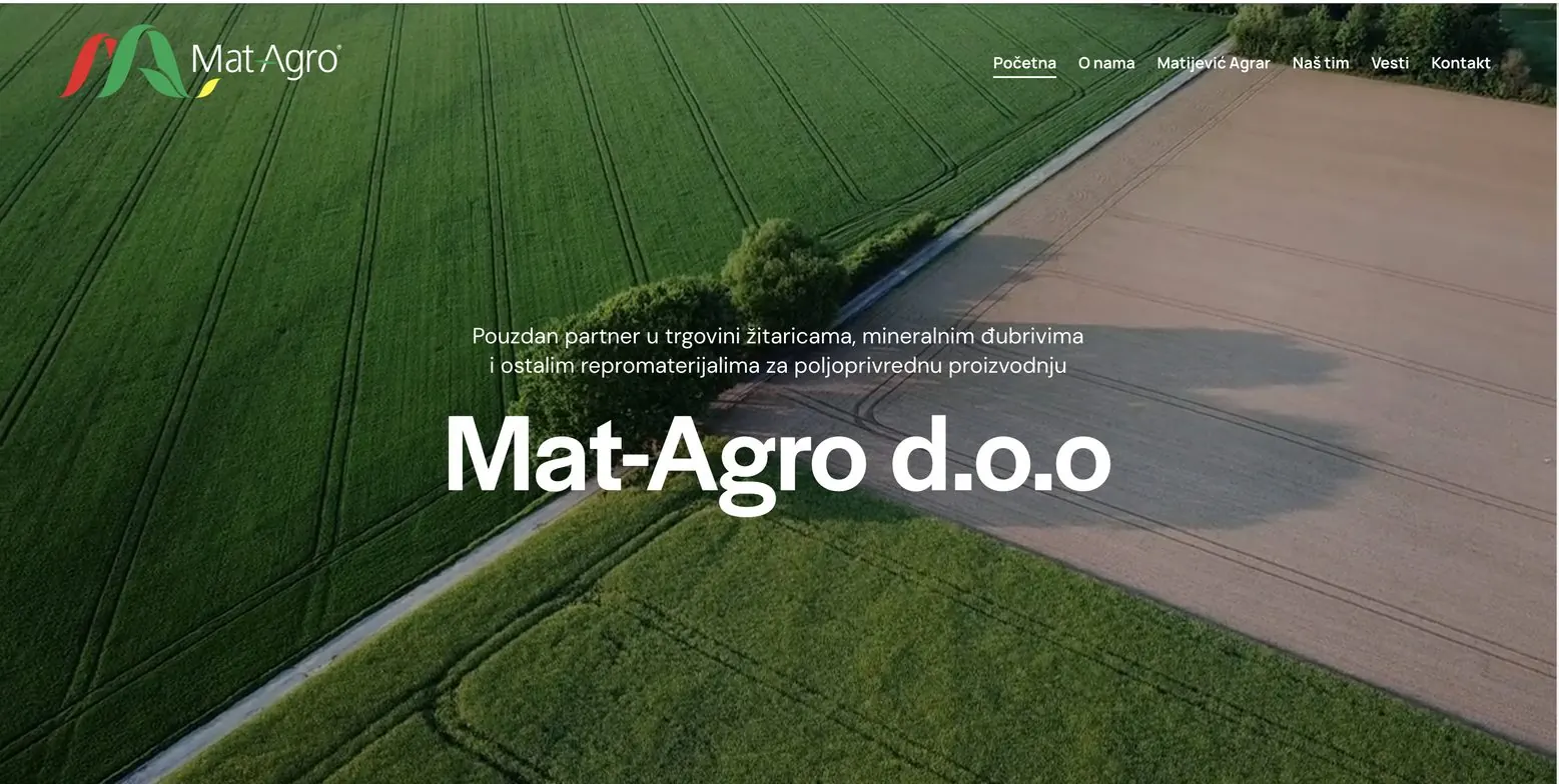 Mat Agro — sajt